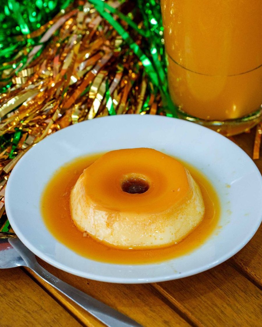 Photo du pudim, le flan brésilien, desserts du restaurant brésilien à Lyon